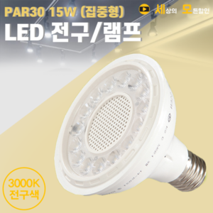 파룩스 15W 3000K PAR30 집중형 LED 할로겐 전구 RL-PAR30(15LED)-15W